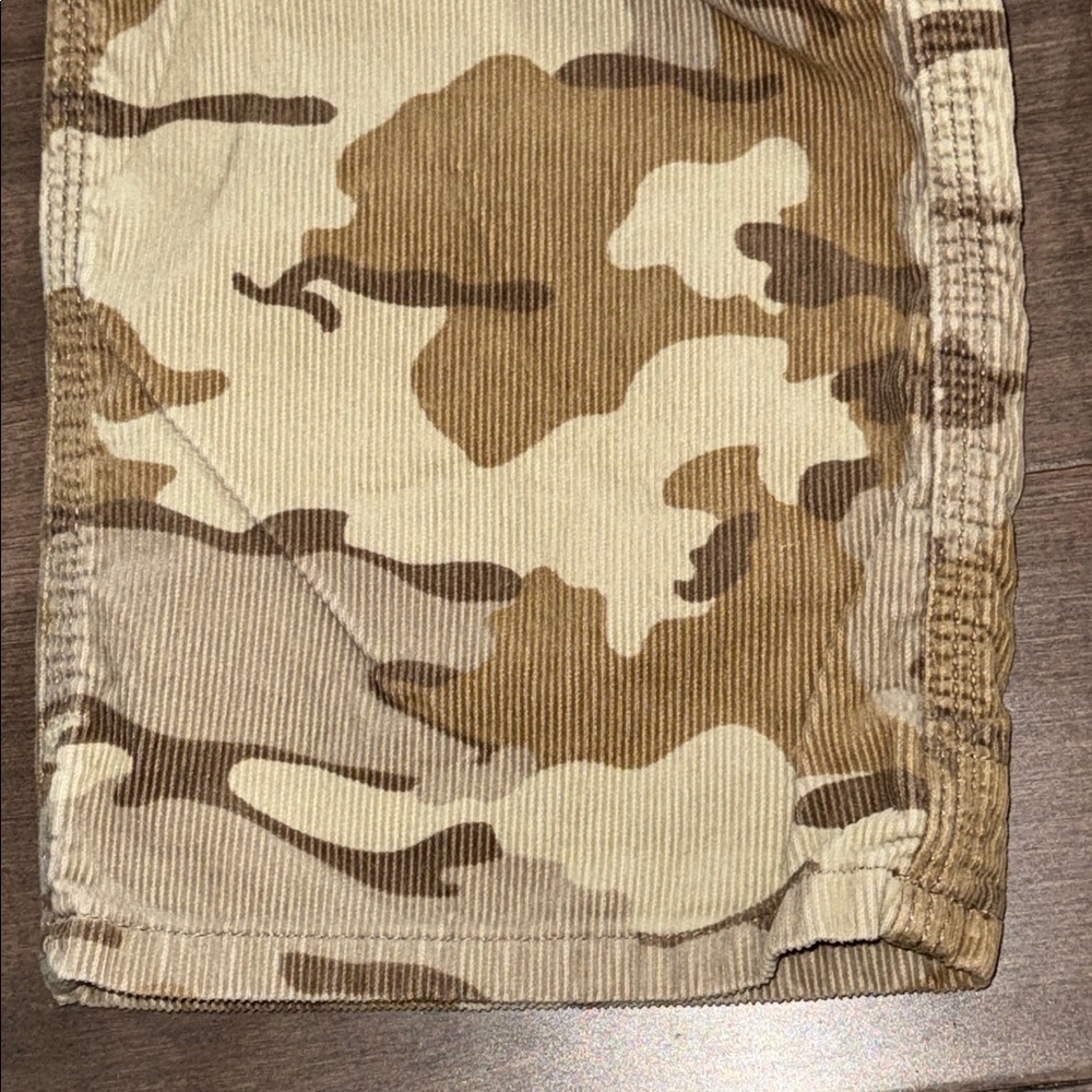 Oshkosh Camo Print Corduroy Pants Youth SZ 7 - Picture 4 of 7